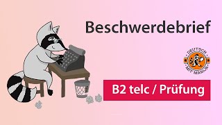 Beschwerdebrief B2 Sprachkurs  Prüfungsvorbereitung B2 telc [upl. by Sladen]