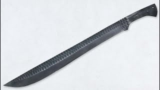 Machete Knife Sword Blank Blade Spring Steel 5160 Collector Machete Blade For Knife Maker Handmade [upl. by Ialohcin]