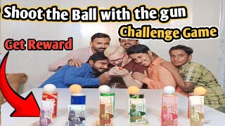 Shoot the Ball with the Gun and Get the Reward  Funny Challenge Game [upl. by Willy]