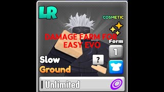 Easy gojo damage farm Get evo easily 33 billion per game AWTD [upl. by Nnad]