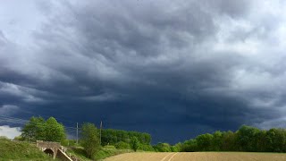 Orage Superbe du 12 Mai 2017  Brabant wallon Belgique [upl. by Shu]