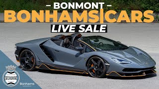 BonhamsCars The Bonmont Sale Auction  Live stream [upl. by Erwin]