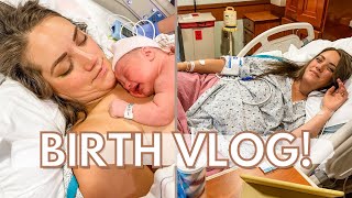 LABOR AND DELIVERY VLOG  INDUCTION  EPIDURAL HOSPITAL BIRTH [upl. by Akli]