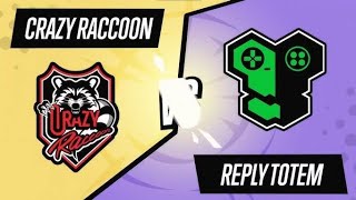 CRAZY RACOON VS REPLY TOTEM [upl. by Monney825]