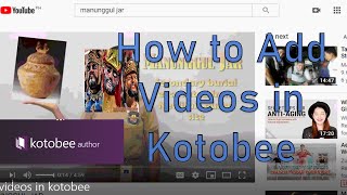 How to Add Videos to Kotobee Author  a video training lesson part 5 [upl. by Enila670]