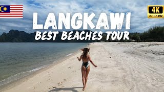 Langkawi Beach Tour 🇲🇾  The best beaches of this unique island in Malaysia  Beach hopping 4K [upl. by Anieral]