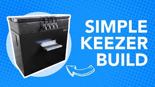 How to make a Keezer for home brew on tap  A simple DIY Kegerator with builtin temperature control [upl. by Dnartreb]