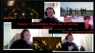 Monsta X  You Problem Rush hour amp Gambler  Reaction [upl. by Nnylodnewg]