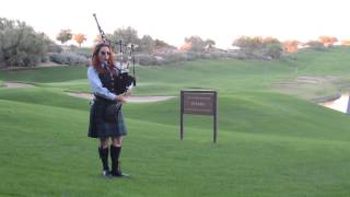 Bagpiper at the Westin Kierland Resort and Spa [upl. by Ociram]