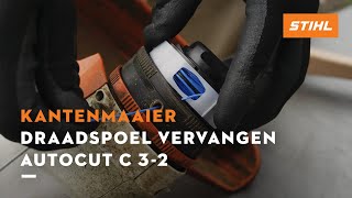 Draadspoel vervangen  AutoCut C 32  STIHL Kantenmaaiers [upl. by Ion424]