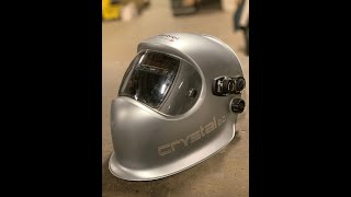 Optrel Crystal 20 welding helmet review [upl. by Ainwat]