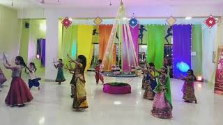 Dandiya  Odhni song  cute dandiya performance by Aaira kids [upl. by Am]