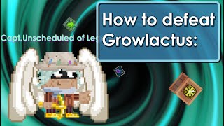 Growtopia How to defeat Growlactus [upl. by Nyladnar]