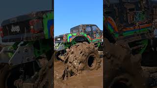 Fling Kings monstertruck MonsterJam Jeep GoPro Losi RC [upl. by Adnuahs]