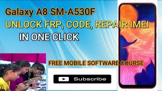 Samsung Galaxy A8 imei repair  SMA530F imei repair with Chimera tool  Galaxy A8 imei change [upl. by Odnomor]