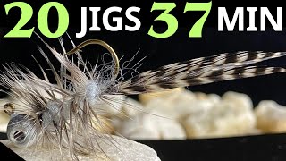 37 Minutes of Crappie Jig Tying 20 Jig Compilation [upl. by Zerline]