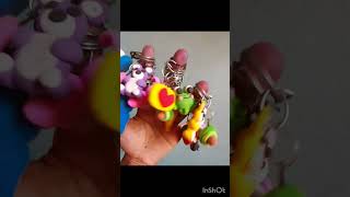 my keychain collection part2sorts clay keychain Handmadecraft5 [upl. by Darooge931]