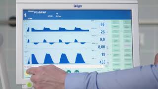 Einstellen der Beatmung bei der der Dräger Evita Infinity V500 [upl. by Llertnek]