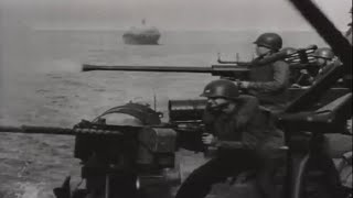 PT Boats in Action Attack on Coastal Oil Installations Borneo WW2 Combat Video Footage w Sound [upl. by Kcirrej]