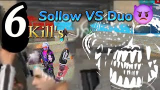 SOLLOW VS DUO😱😨  6 Kills In BR😣 [upl. by Glaudia500]