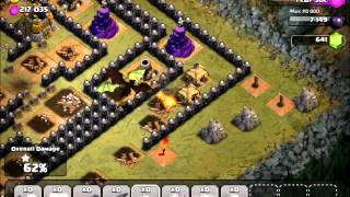 Clash of Clans  Sherbet Towers v2 with TH7 troops [upl. by Annaek]