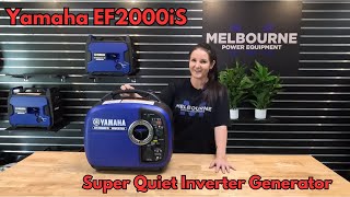 Yamaha EF2000iS 2kVA Inverter Generator [upl. by Neyugn623]