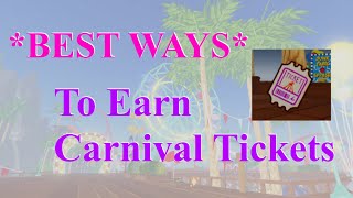 The BEST WAYS to Earn Carnival Tickets  Wild Horse Islands [upl. by Enairda]