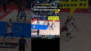 RJ Abarrientos vs Terrence Romeo Japeth Aguilar tumulong [upl. by Negyam]