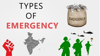 Types Of Emergency In India  National  State  Financial  Hindi [upl. by Allesiram872]