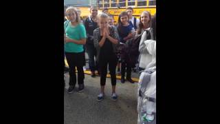 Navy sailor surprising sister at school [upl. by Allegna225]