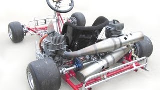 270cc dual engine kart fast Camden race track not drifting donut burning Gixxer [upl. by Rheims160]