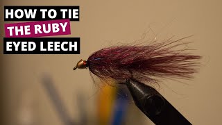 Stillwater Fly Tying Ruby Eyed Leech [upl. by Harvison766]