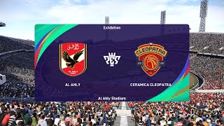 Al Ahly SC vs Ceramica Cleopatra 2952023 Egyptian Premier League PES 2021 [upl. by Alue992]