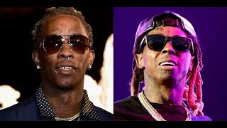 Young Thug disses Lil Wayne Carter 5 by saying its overhyped and announces Barter 7 on the way [upl. by Schell]