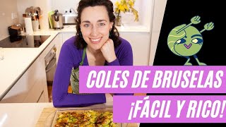 🥗 Receta de Coles de Bruselas al horno Fácil ricas y saludables [upl. by Anassor]