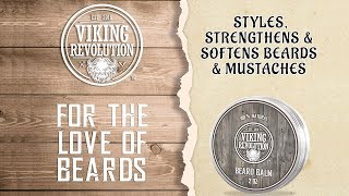 Viking Revolution Beard Balm grow your best beard  Viking Beard Australia [upl. by Hancock453]