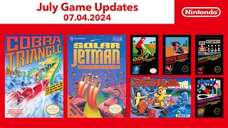 NES – July 2024 Game Update – Nintendo Switch Online [upl. by Maxma]