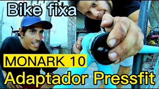 Adaptador Central Pressfit Xtime  Bike fixa  upgrade no movimento central 2ᴼ Parte [upl. by Nahgrom790]