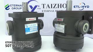 Hydraulic Vane Pump  50T150T rotary hydraulic oil vane pump [upl. by Venola]