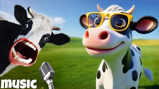 FUNNY COW DANCE FOR 1 HOUR│Cow Song amp Cow Videos 2024  Cow  funny dancing cow  cow mooing 1 hour [upl. by Salmon177]