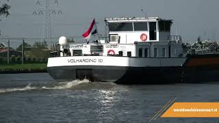 MTS  Tanker Volharding 10 op het Amsterdam Rijnkanaal  Binnenvaart [upl. by Odlanir]