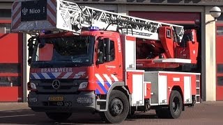 Brandweer Amsterdam TS  AL Kazerne Nico  Amsterdam Fire Department [upl. by Silvio]