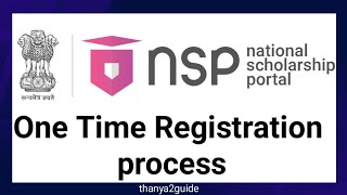 National Scholarship Portal OTR Registrationhow to apply for nsp scholarship [upl. by Rivalee644]