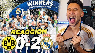 REACCIONES DE UN HINCHA Borussia Dortmund vs Real Madrid 02 CAMPEONES DE EUROPA [upl. by Eidaj455]