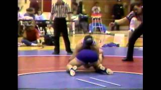 1991 District XI wrestling finals 135hwt [upl. by Boyt]