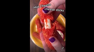 Hot Cheetos Fried Mozzarella Cheese Sticks [upl. by Mchenry316]