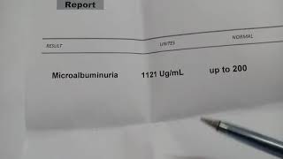 تحليل microalbuminuria واهميته والنسب الطبيعيه له للكشف عن تلف الكلي [upl. by Tumer]