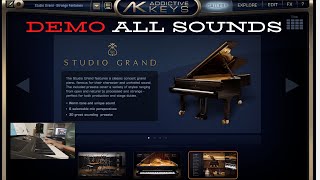 Addictive Keys Studio Grand VST Plugin Demo All Sounds [upl. by Eatton]