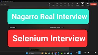 Nagarro Real Interview Selenium Appium and API Automation  Top Interview Questions Answered [upl. by Wiles]