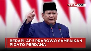 FULL Pidato Perdana Presiden RI Ke8 Prabowo Subianto  Beritasatu [upl. by Haorbed904]